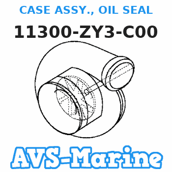 11300-ZY3-C00 CASE ASSY., OIL SEAL Honda 