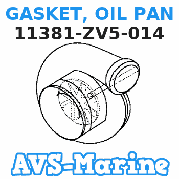11381-ZV5-014 GASKET, OIL PAN Honda 