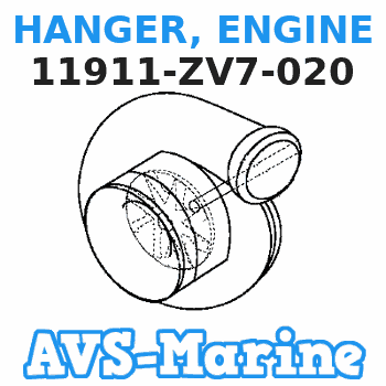 11911-ZV7-020 HANGER, ENGINE Honda 