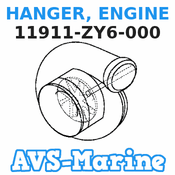 11911-ZY6-000 HANGER, ENGINE Honda 