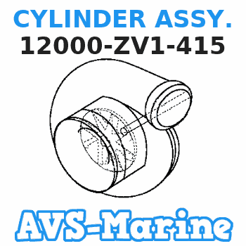 12000-ZV1-415 CYLINDER ASSY. Honda 
