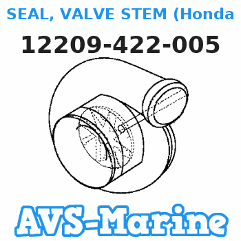 12209-422-005 SEAL, VALVE STEM (Honda Code 0688887). Honda 