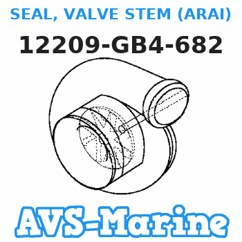 12209-GB4-682 SEAL, VALVE STEM (ARAI) (Honda Code 1905181). Honda 