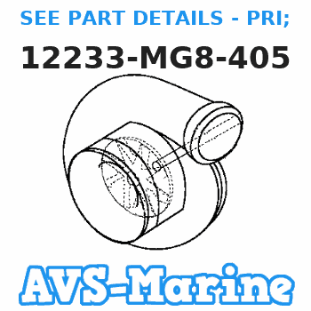 12233-MG8-405 SEE PART DETAILS - PRI; GUIDE, IN VALVE (Honda Code 4118865). Honda 