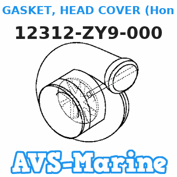 12312-ZY9-000 GASKET, HEAD COVER (Honda Code 8575227). Honda 