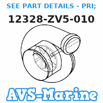 12328-ZV5-010 SEE PART DETAILS - PRI; CLAMP, TUBE (Honda Code 7459159). Honda 