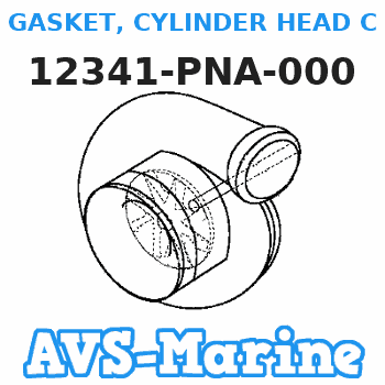 12341-PNA-000 GASKET, CYLINDER HEAD COVER (Honda Code 6730006). Honda 