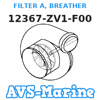 12367-ZV1-F00 FILTER A, BREATHER Honda 