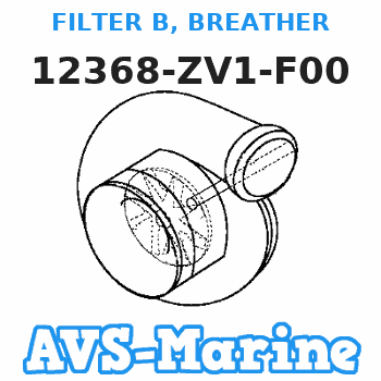 12368-ZV1-F00 FILTER B, BREATHER Honda 