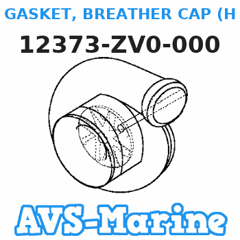 12373-ZV0-000 GASKET, BREATHER CAP (Honda Code 1814250). Honda 