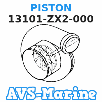 13101-ZX2-000 PISTON Honda 