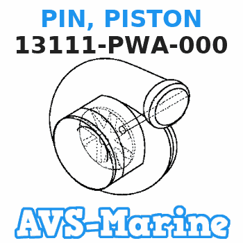 13111-PWA-000 PIN, PISTON Honda 