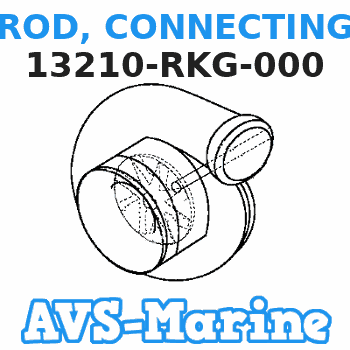 13210-RKG-000 ROD, CONNECTING Honda 