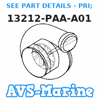 13212-PAA-A01 SEE PART DETAILS - PRI;  BEARING B, CONNECTING ROD (Honda Code 5428800). (BLACK) Honda 