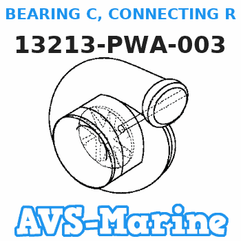 13213-PWA-003 BEARING C, CONNECTING ROD (BROWN) (DAIDO) Honda 