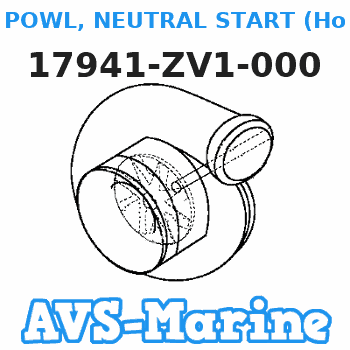 17941-ZV1-000 POWL, NEUTRAL START (Honda Code 1984368). Honda 