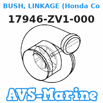 17946-ZV1-000 BUSH, LINKAGE (Honda Code 1984418). Honda 