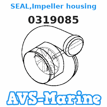0319085 SEAL,Impeller housing JOHNSON 