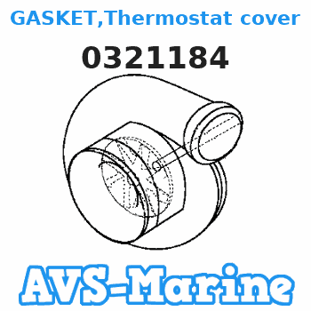 0321184 GASKET,Thermostat cover JOHNSON 