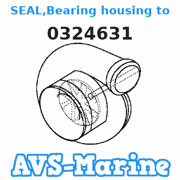 0324631 SEAL,Bearing housing to propeller shaft JOHNSON 