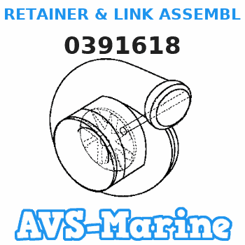 0391618 RETAINER & LINK ASSEMBLY JOHNSON 