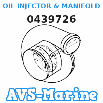 0439726 OIL INJECTOR & MANIFOLD ASSY. JOHNSON 