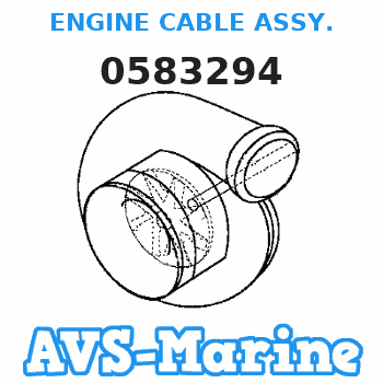 0583294 ENGINE CABLE ASSY. JOHNSON 