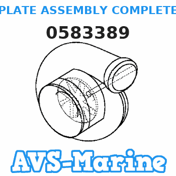 0583389 PLATE ASSEMBLY COMPLETE JOHNSON 