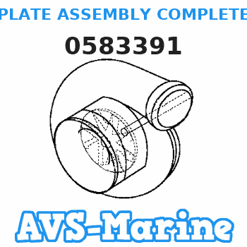 0583391 PLATE ASSEMBLY COMPLETE JOHNSON 