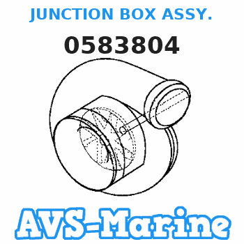 0583804 JUNCTION BOX ASSY. JOHNSON 