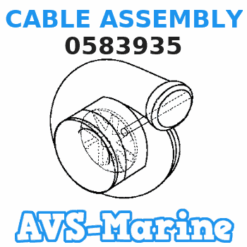 0583935 CABLE ASSEMBLY JOHNSON 