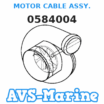 0584004 MOTOR CABLE ASSY. JOHNSON 