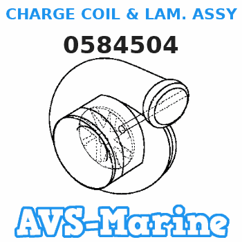 0584504 CHARGE COIL & LAM. ASSY. JOHNSON 