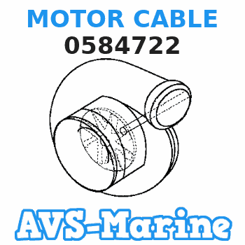 0584722 MOTOR CABLE JOHNSON 