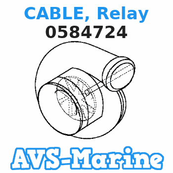 0584724 CABLE, Relay JOHNSON 