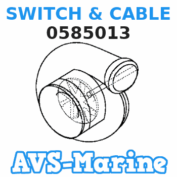 0585013 SWITCH & CABLE JOHNSON 