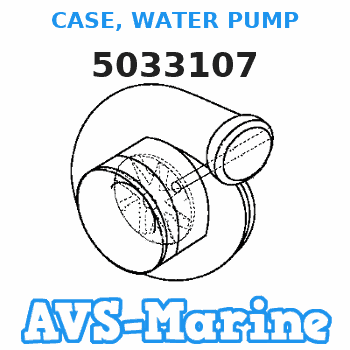 5033107 CASE, WATER PUMP JOHNSON 