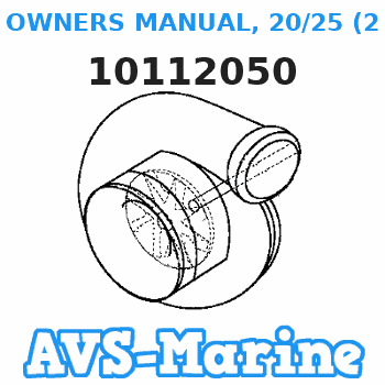 10112050 OWNERS MANUAL, 20/25 (2-Stroke) Mariner 