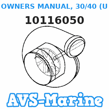 10116050 OWNERS MANUAL, 30/40 (USA) Mariner 