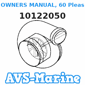 10122050 OWNERS MANUAL, 60 Pleasure Mariner 