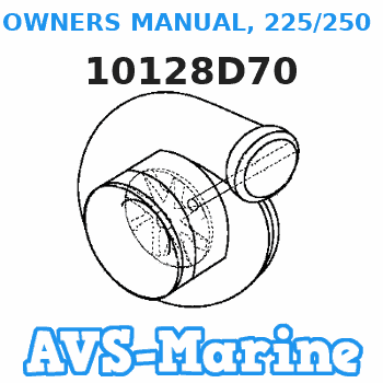10128D70 OWNERS MANUAL, 225/250 EFI 2-Stroke, French Mariner 