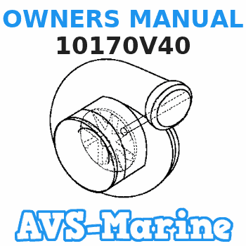10170V40 OWNERS MANUAL Mariner 