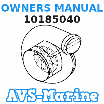10185040 OWNERS MANUAL Mariner 