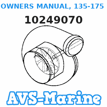 10249070 OWNERS MANUAL, 135-175 4-Stroke L4 SC, English Mariner 