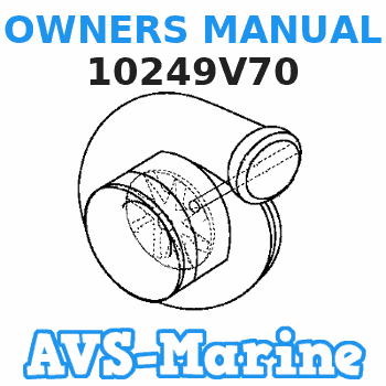 10249V70 OWNERS MANUAL Mariner 