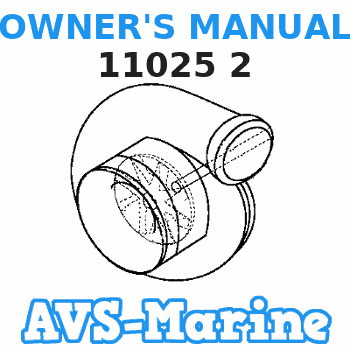 11025 2 OWNER'S MANUAL Mariner 