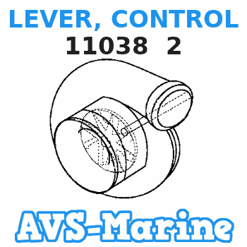 11038 2 LEVER, CONTROL Mariner 