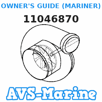 11046870 OWNER'S GUIDE (MARINER) Mariner 