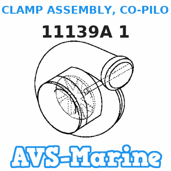 11139A 1 CLAMP ASSEMBLY, CO-PILOT - LATER STYLE Mariner 