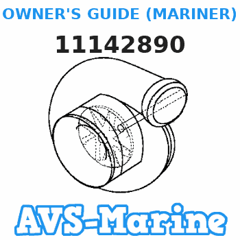 11142890 OWNER'S GUIDE (MARINER) Mariner 